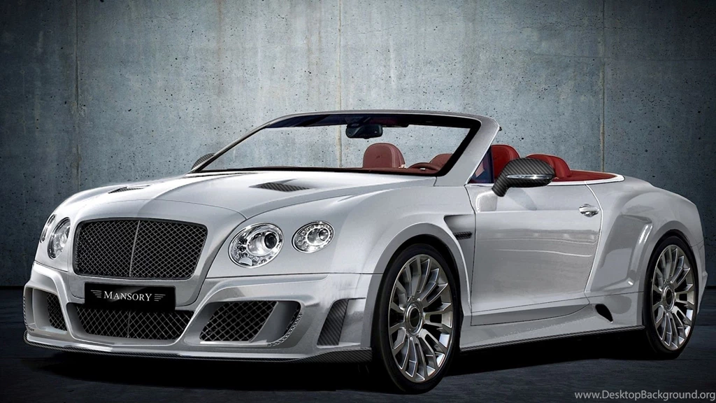Silver Bentley Continental GT Mansory Photo Sp