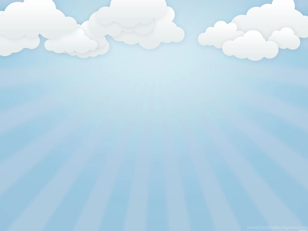 Cloudy Sky Cartoon Backgrounds