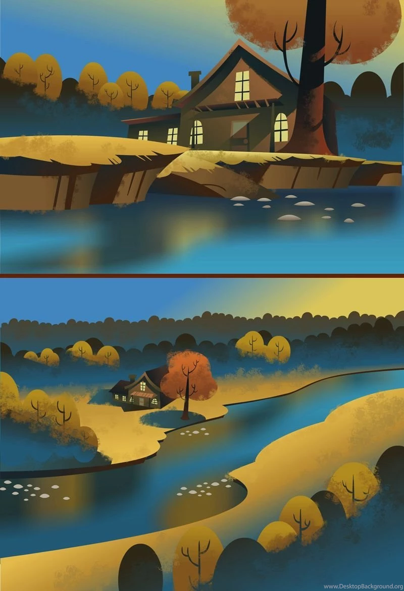 DeviantArt: More Like Cartoon Backgrounds 01 By Poojipoo