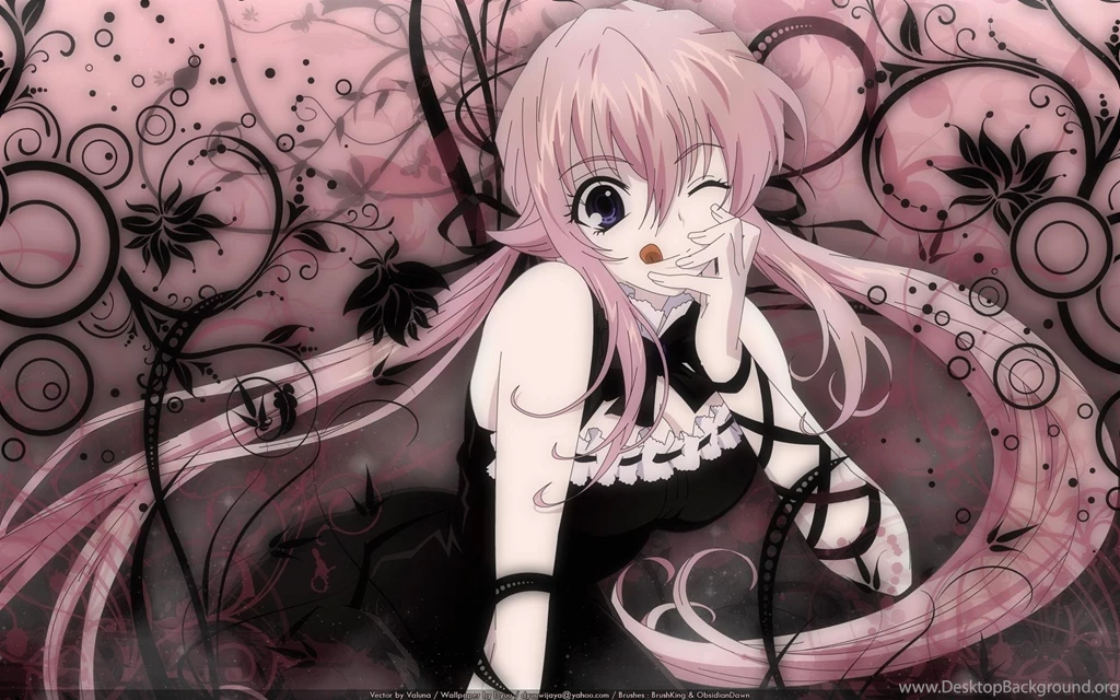 Wallpapers Violet Pink Girl Anime 1920 X 1200 Anime Manga Japan ...