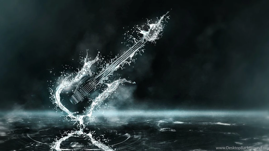 Exploding Water Guitar Wallpapers By CryoGfx On DeviantArt