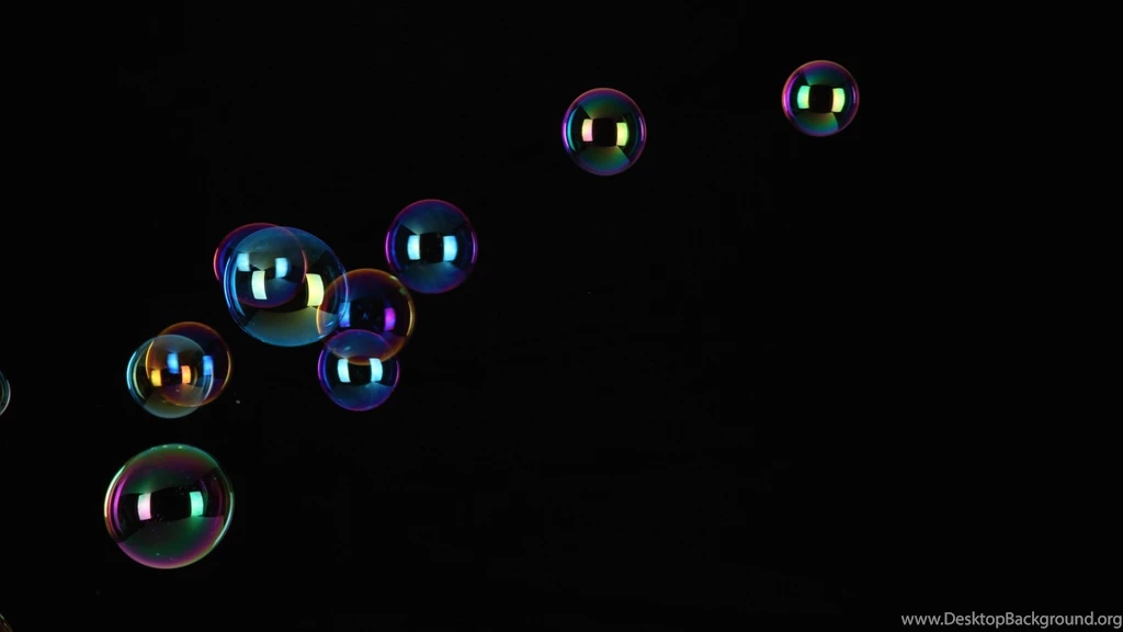 Download Wallpapers 2560x1440 Bubbles, Black, Flight Mac iMac 27 HD ...