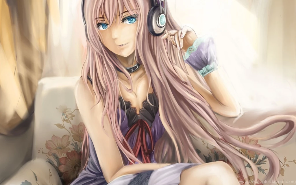 Cute Girl Anime Music Wallpapers Desktop