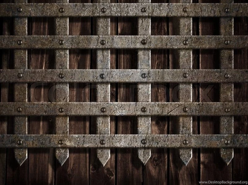 Medieval Castle Wall Or Metal Gate Backgrounds