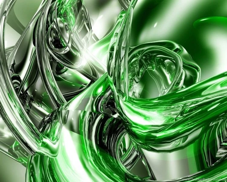 Wallpapers Digital Art > Wallpapers 3D Bryce Abstract GREEN By ...