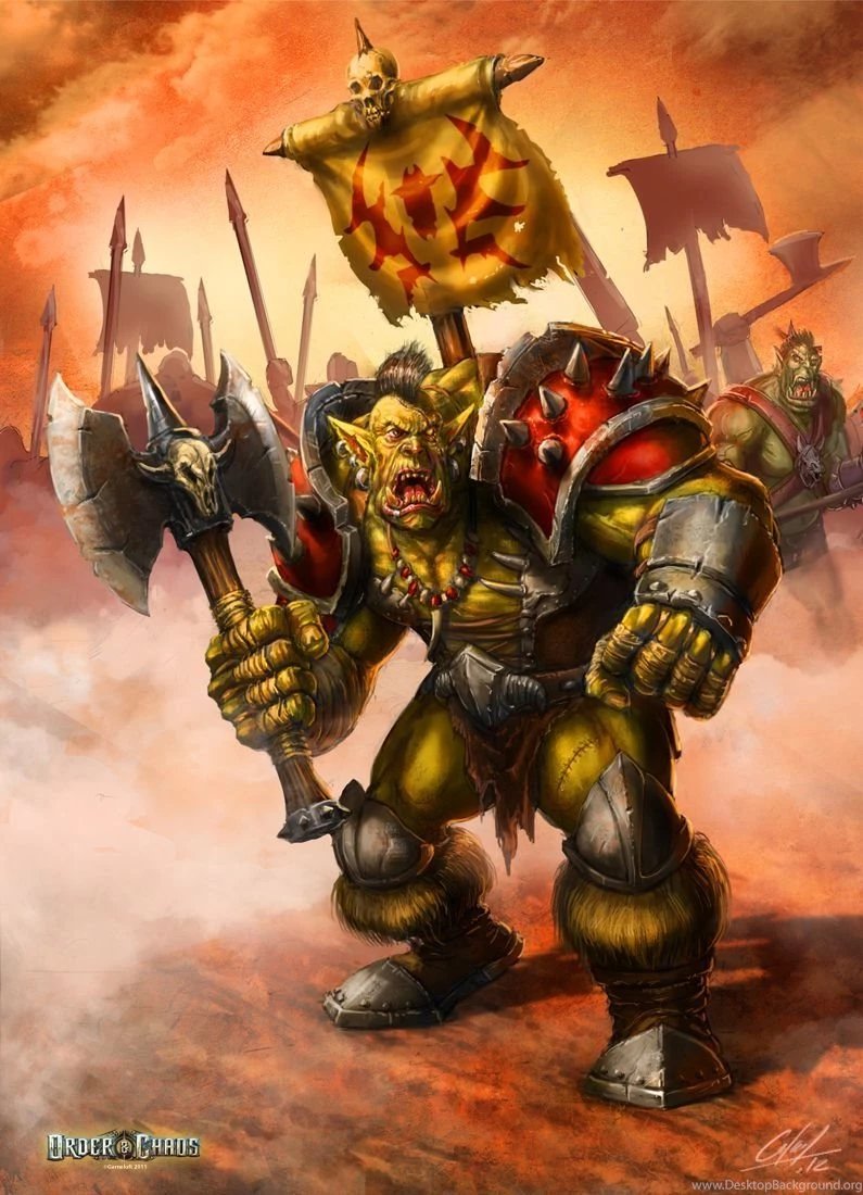 Orc Warrior Hero By ARTOFJUSTAMAN On DeviantArt