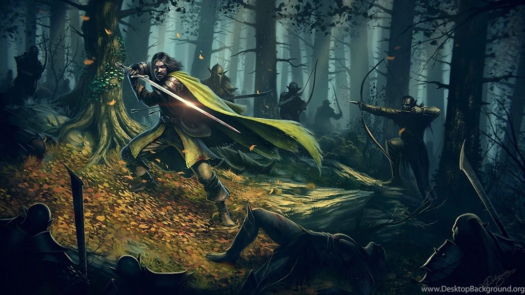 Forest The Lord Of The Rings Fantasy Art Orcs Artwork