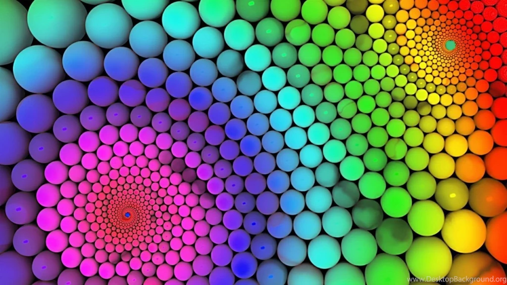 Download Wallpapers 1366x768 Balloons, Colorful, Bright, Rotating ...