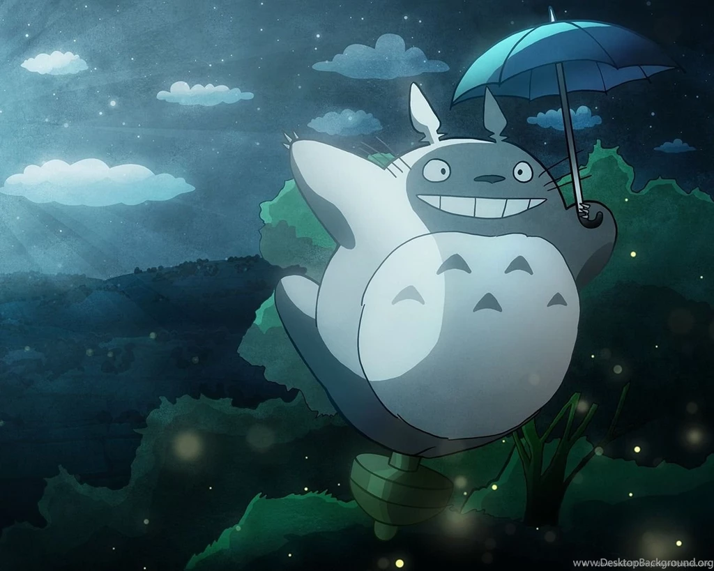 Download 1280x1024 My Neighbor Totoro Flight Wallpapers
