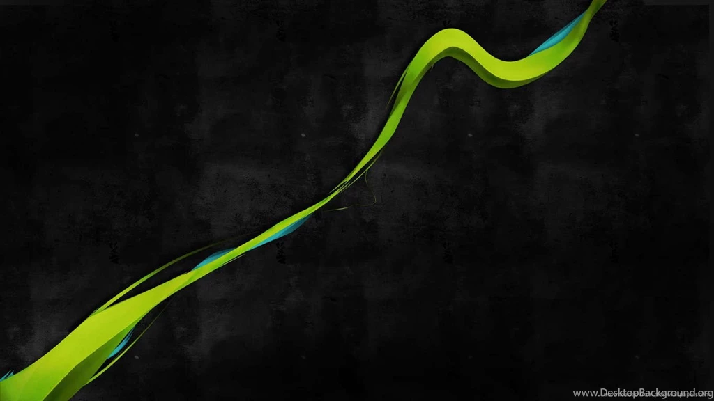 Download 1366x768 3D Green Line Wallpapers