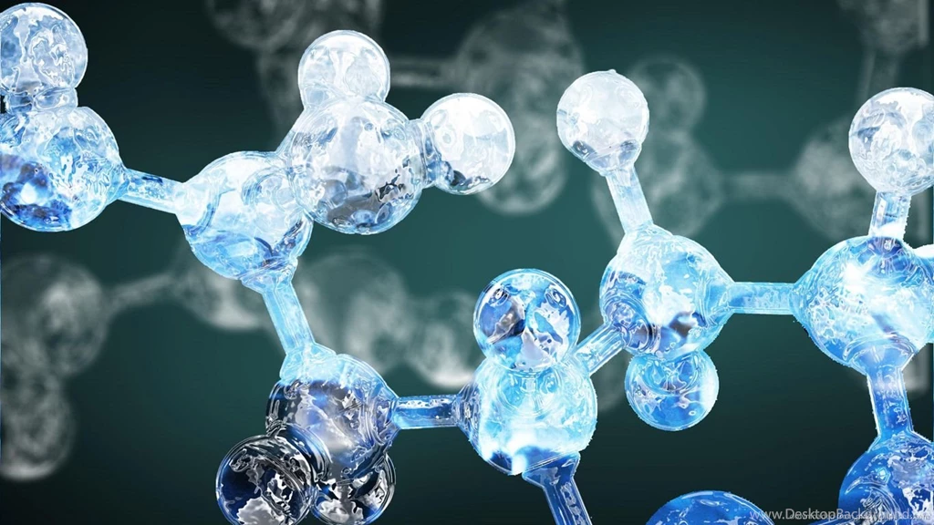 Download 1366x768 3D Molecular Render Wallpapers