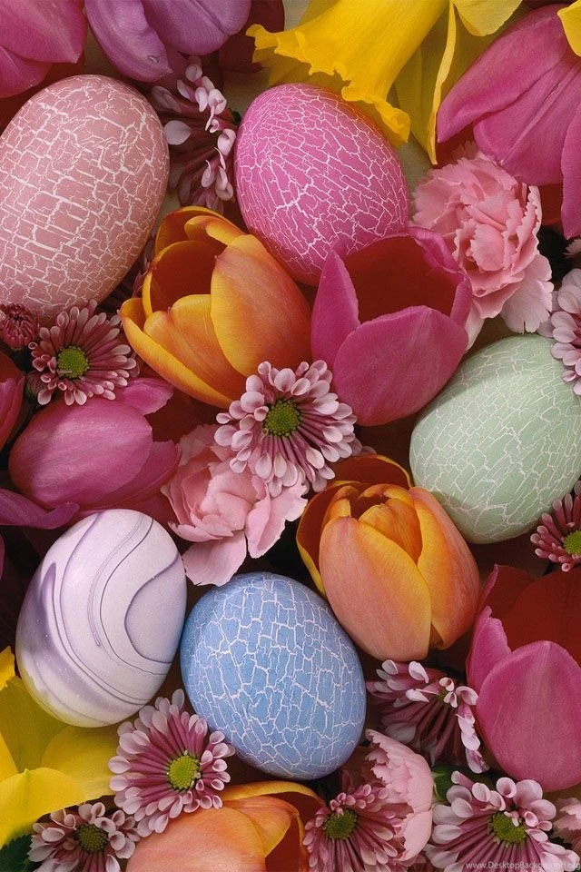 Easter Eggs iPhone 4 Retina Display Wallpapers