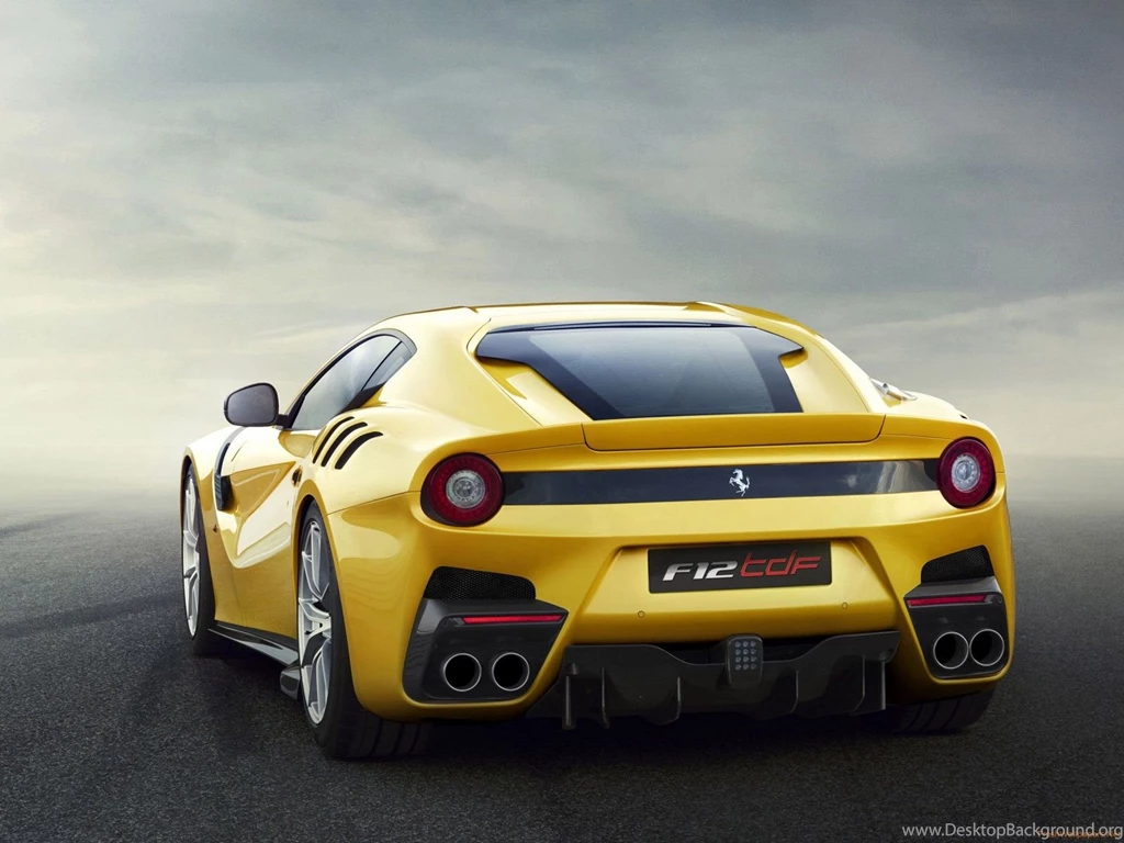 2015 Ferrari F12 Tdf Yellow Supercars Wallpapers