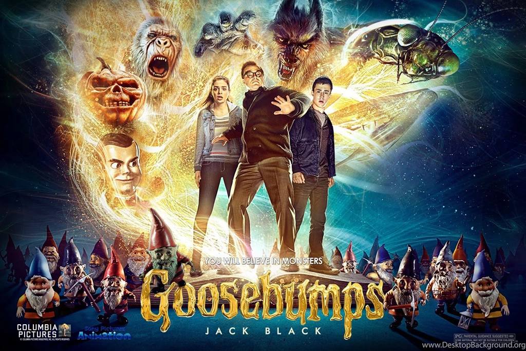 COVERS.BOX.SK ::: Goosebumps (2015) Blu ray/3D & DVD + Wallpapers ...