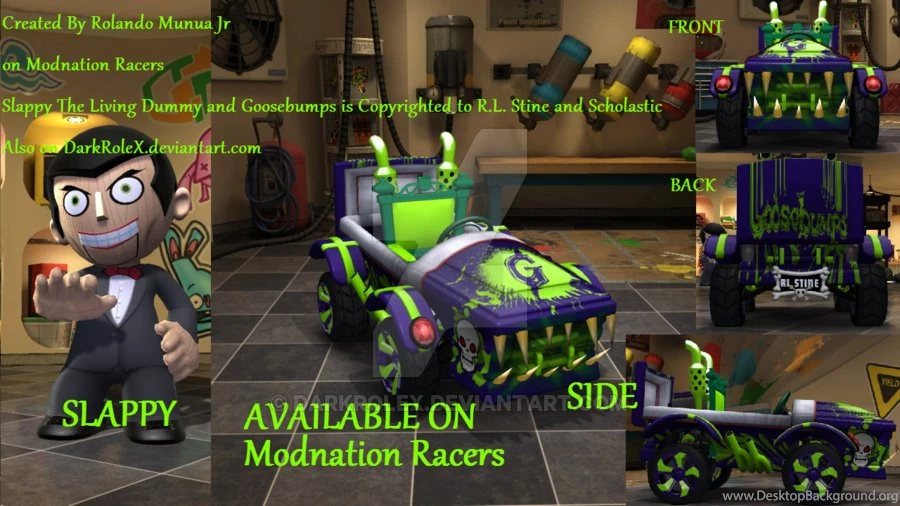 DeviantArt: More Like Slappy Mod And Goosebumps Kart Mod By DarkRoleX