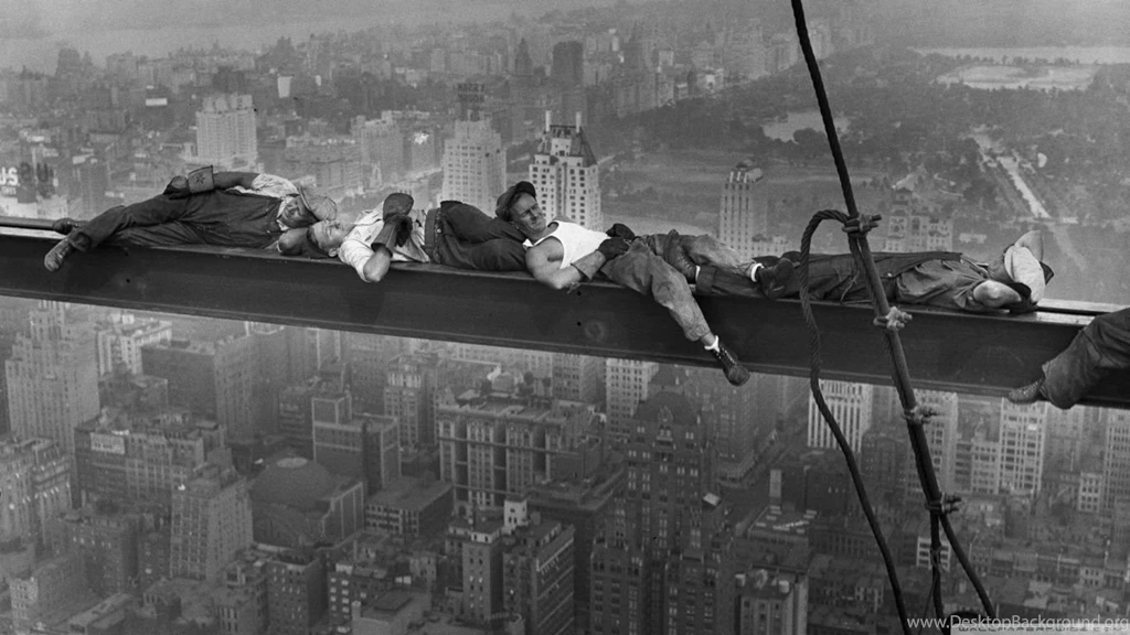 Construction Workers At Height HD Desktop Wallpapers : High ...