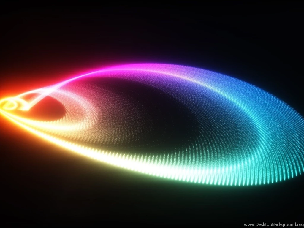 Abstract Black Backgrounds Neon Light Wallpapers
