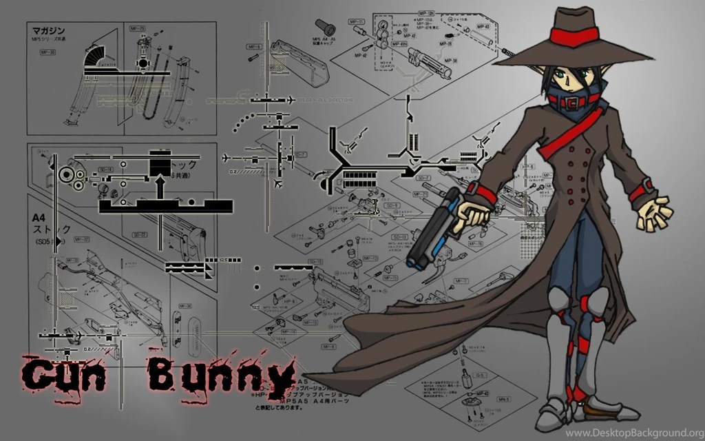 Anime D20 Gun Bunny Wallpapers By Noodle ninja On DeviantArt