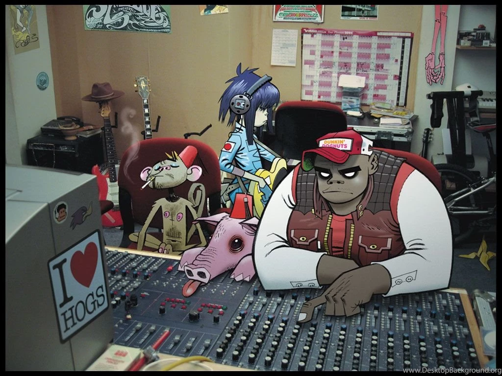 Gorillaz Noodle Gorillaz Russel Hobbs Music Studio Wallpapers ...