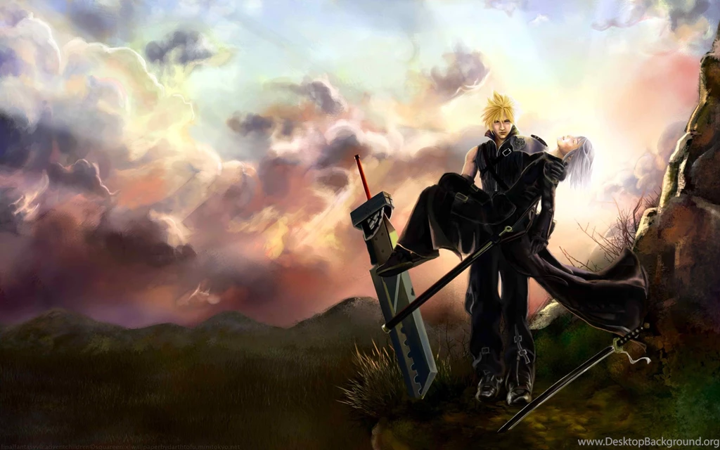 Final Fantasy Sephiroth Cloud Strife Zack Fair Kadaj Aerith ...