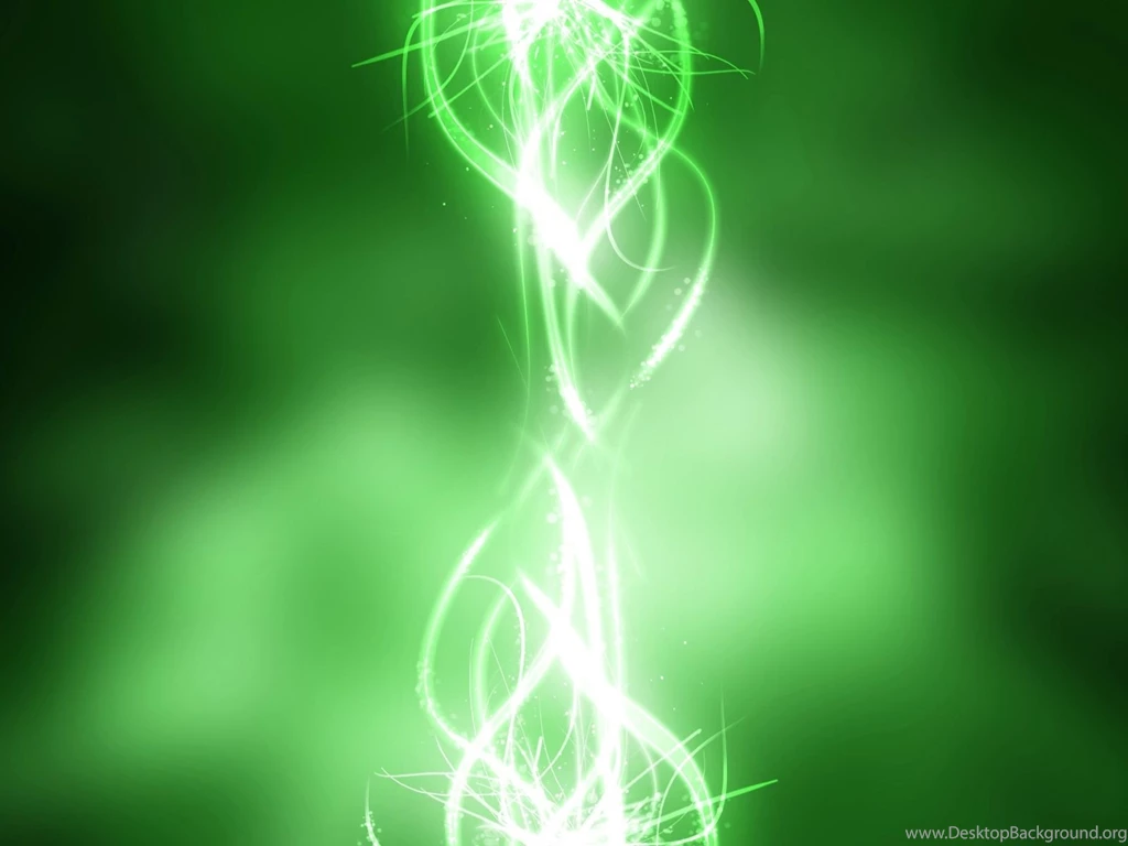 Download Wallpapers 1600x1200 Abstraction, Green, Light, Beam ...
