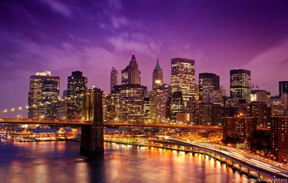 Fashion Home Decor Custom Night View Poster Wall Stickers New York ...