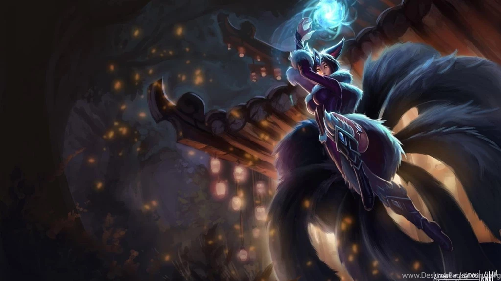Dark Fox Ahri League Of Legends Wallpapers 2000x1217 (