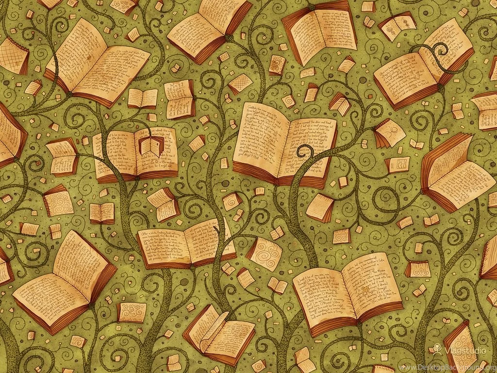 Books (Color 3) · Desktop Wallpapers · Vladstudio