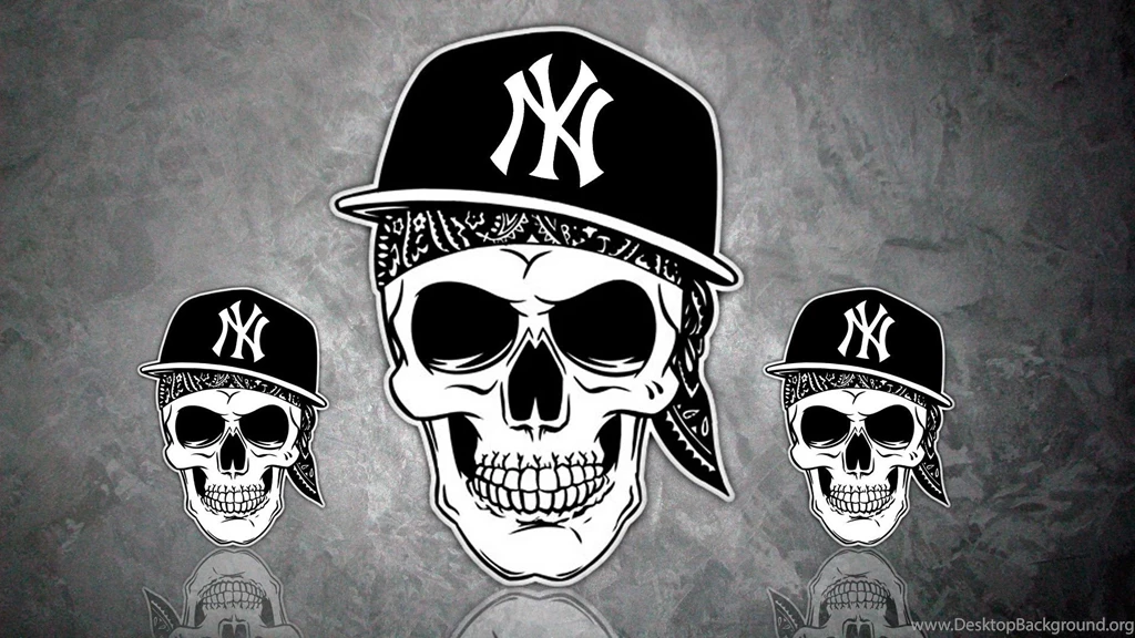 1920x1080 Rap, Skull, Skull, Cap, La Coka Nostra, Hip hop, Ny ...