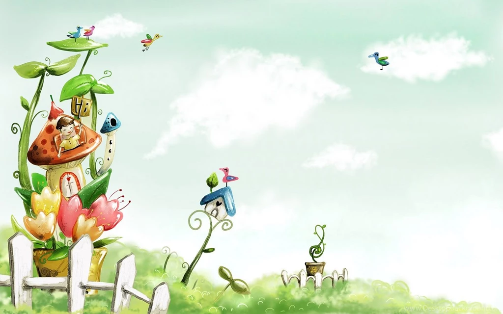 Spring Fairyland Wallpapers For 20 Inch Widescreen LCD Monitor ...