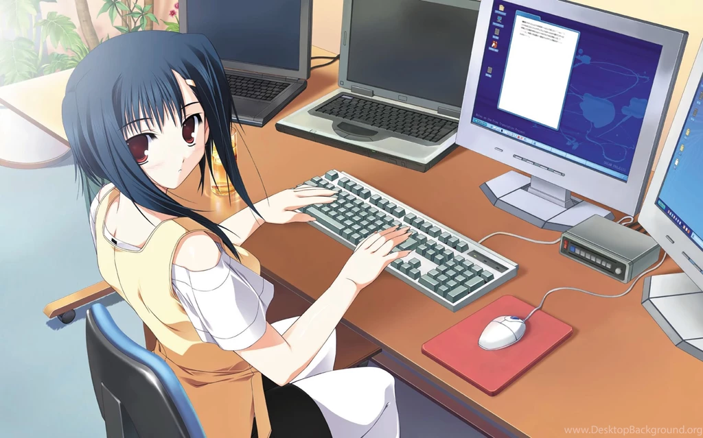 Beautiful Anime Coder HD Wallpapers