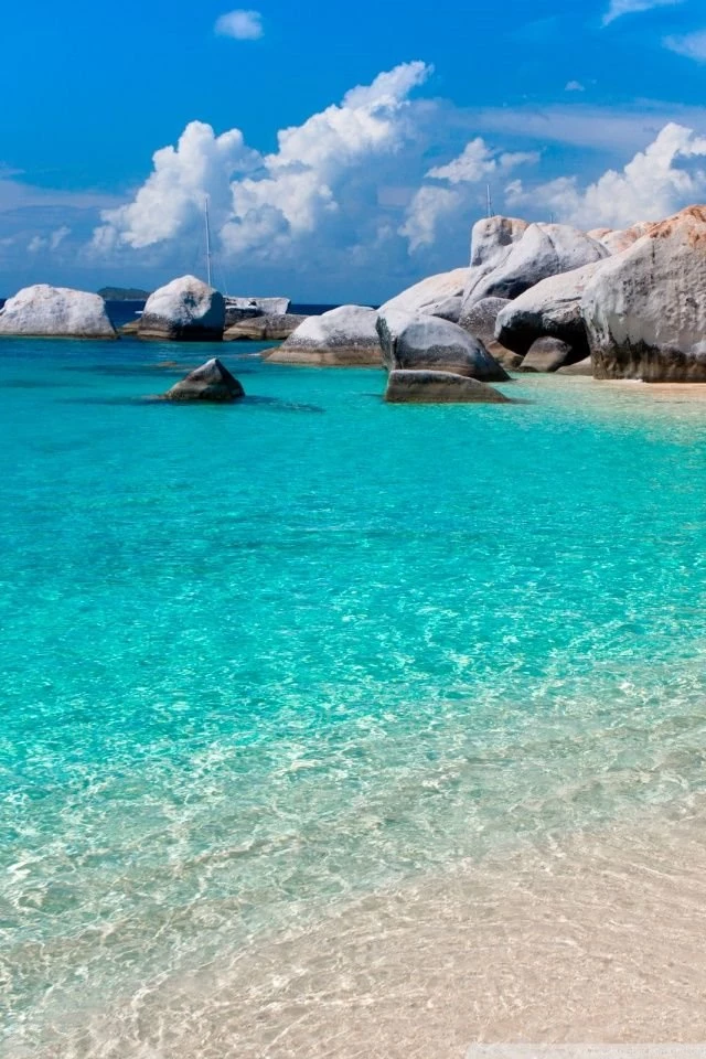Summer Beach Scene HD Desktop Wallpapers : High Definition ...