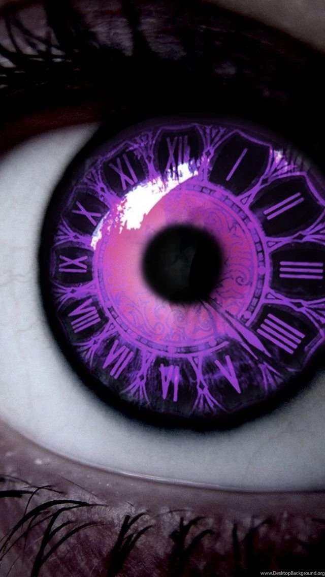 Purple Eye iPhone 5 Wallpapers
