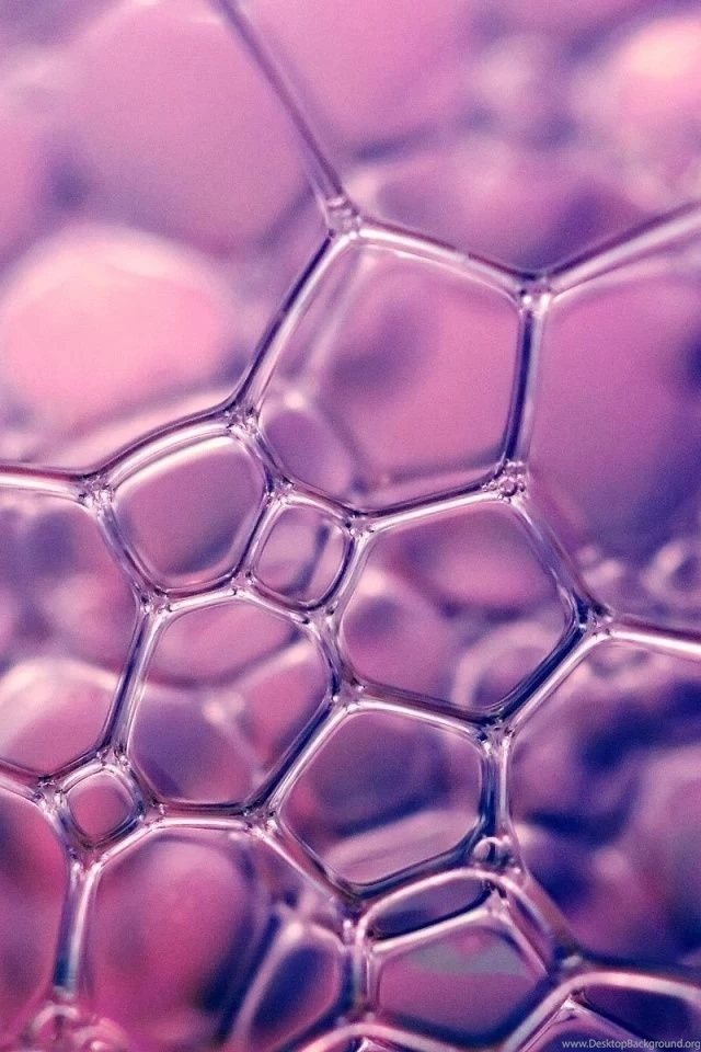 640x960 Purple Soap Bubble Macro Iphone 4 Wallpapers
