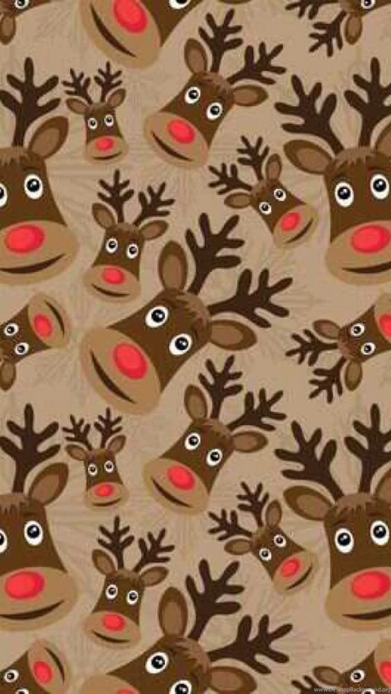 CHRISTMAS REINDEER BACKGROUND