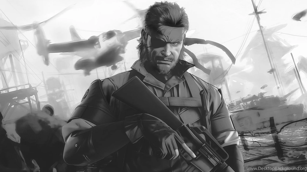 Video Games Metal Gear Solid Monochrome Artwork Peace Walker Big ...