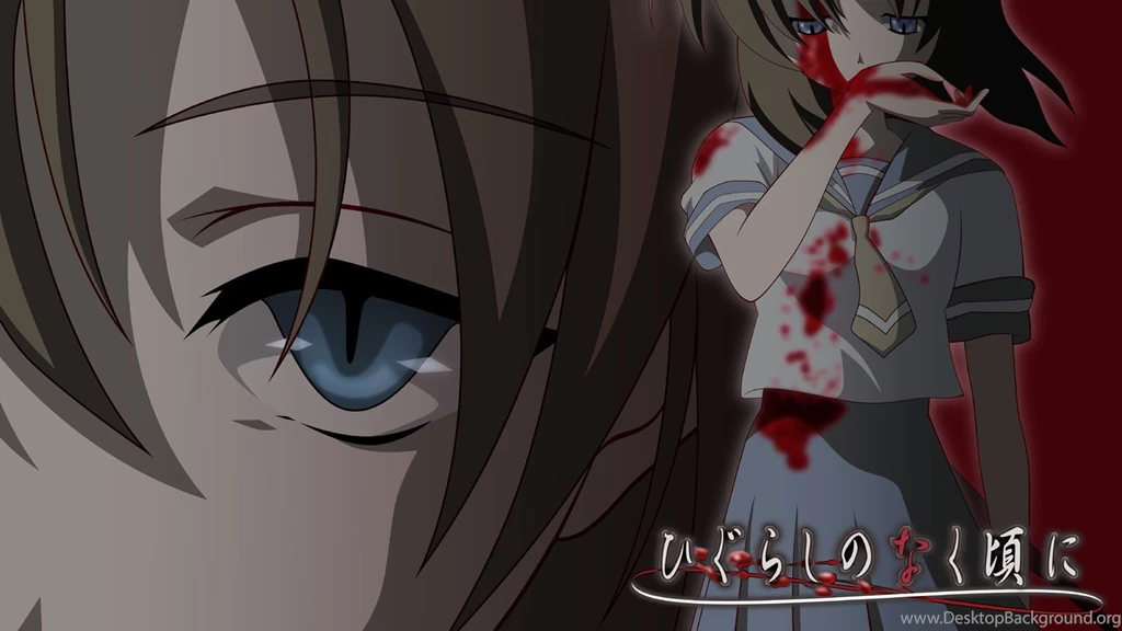 Blood Higurashi No Naku Koro Ni Ryuuguu Rena Wallpapers