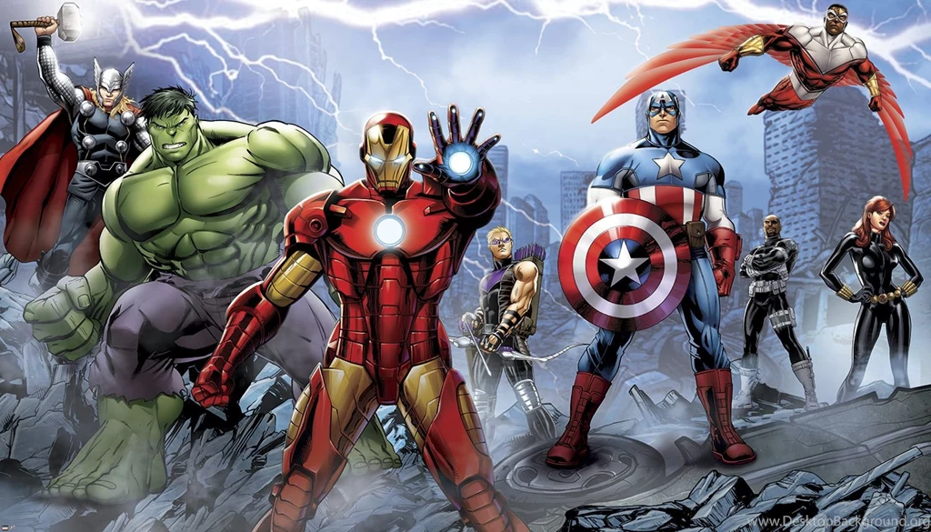 Marvel Avengers Wallpapers Assembled Superheroes, Prepasted ...