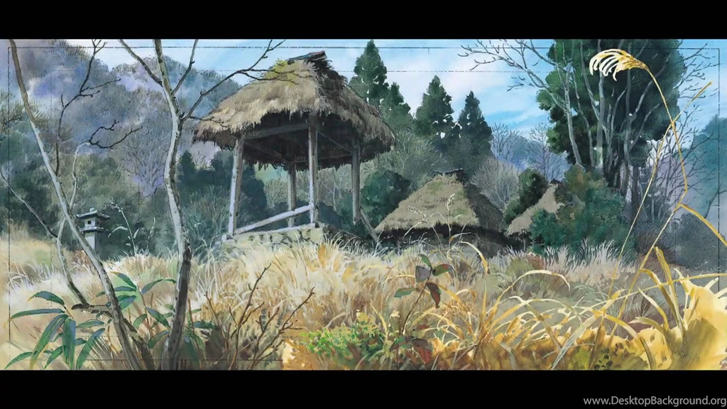 Ghibli Backgrounds By Kazuo Oga YouTube