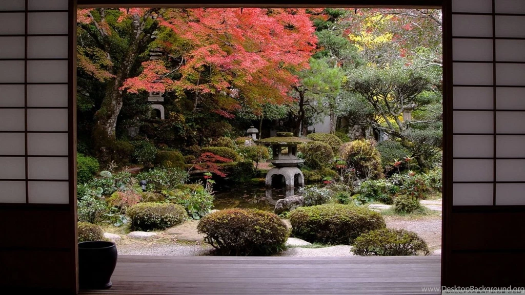 Traditional Japanese Garden HD Desktop Wallpapers : High Definition ...