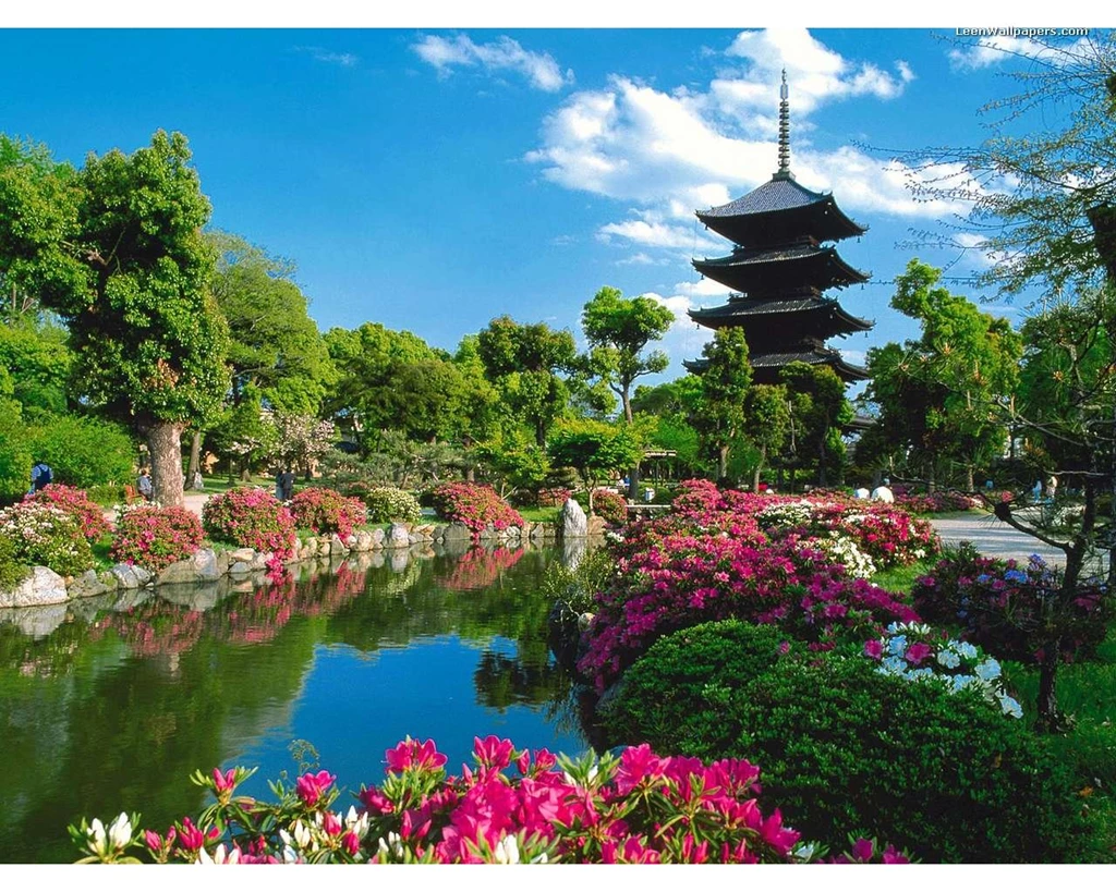 Image Detail For Beautiful Day In Japan Garden Wallpaper, Free ...