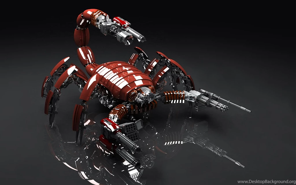 3d View Mechanical Scorpion Wallpapers (