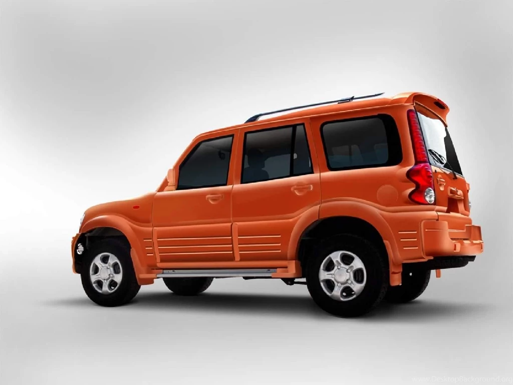 Mahindra Scorpio Hybrid Photo Reddish Car New Model Free Desktop ...