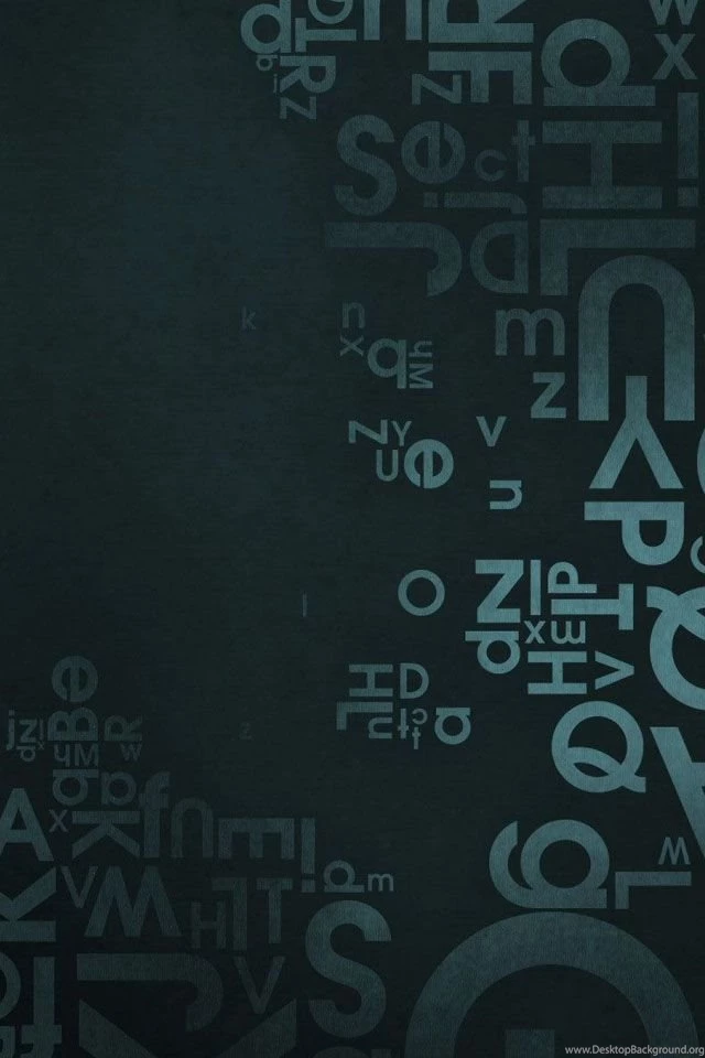 Letters English iPhone 4s Wallpapers Download
