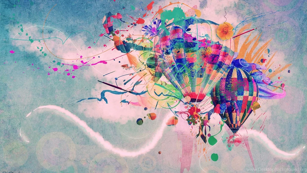 Abstract Hot Air Balloon Wallpapers