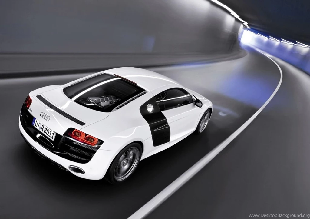 2010 Audi R8 V10 White HD Wallpaper Picture Dekstop Backgrounds