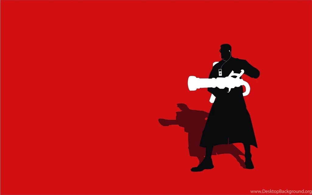 TF2 Blue Medic Silhouette IPod Earbuds 2560x1600 By Cwegrecki On ...