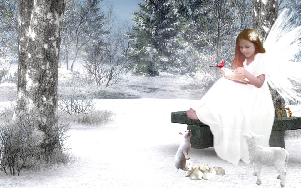 Christmas Angel Wallpapers Wallpapers Cave