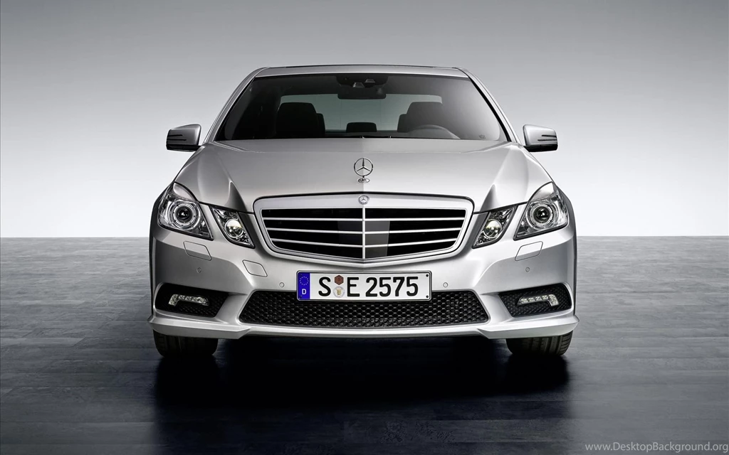 Mercedes Benz E Class AMG Front View HD Desktop Wallpapers ...