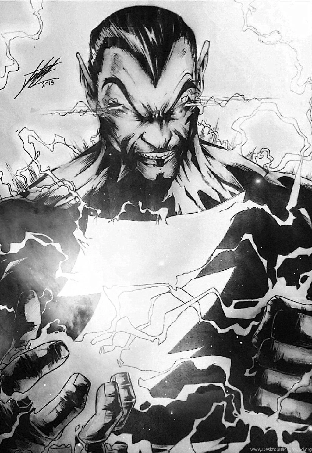 DeviantArt: More Like Black Adam (Pen) By JosueLainez